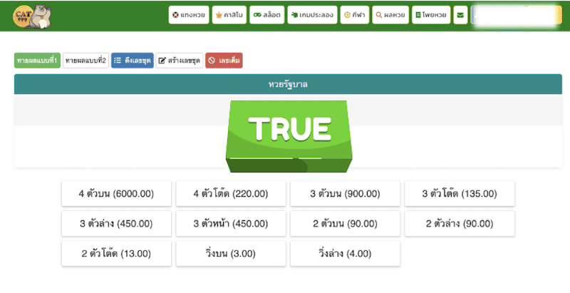 อัตราจ่าย แคท999